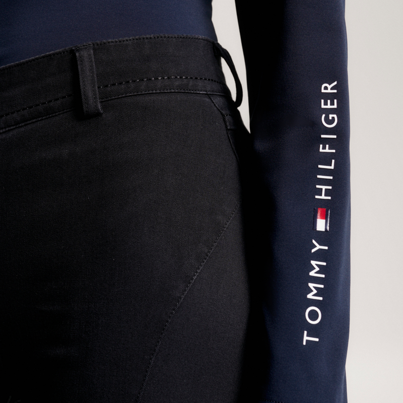 Tommy Hilfiger Women's 1/4 Zip Thermo Shirt - Desert Sky-7